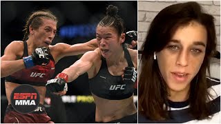 Joanna Jedrzejczyk looks back at Zhang Weili fight wants Colby Covington gone from ATT  ESPN MMA [upl. by Bristow]