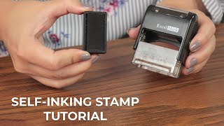 How to ReInk SelfInking Stamps [upl. by Yarised]