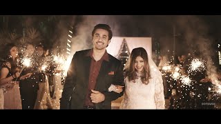 Nikhil amp Shanice Christian Wedding Movie trailer [upl. by Annawt41]