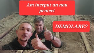 Renovare casă bătrânească 4 Ep 1Demolare dusumele  săpare le cotă [upl. by Shanna623]