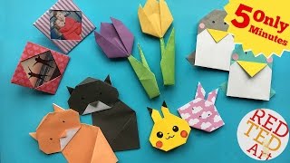 Best 5 Minute Crafts  5 Quick amp Easy Origami Projects  Easy Origami DIYs [upl. by Necyla]