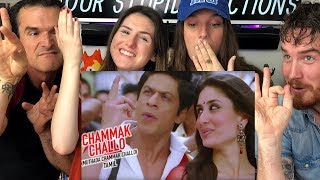 CHAMMAK CHALLO  Ra One  SRK  Song REACTION [upl. by Gardener]