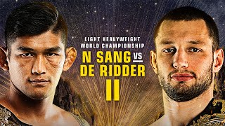 Aung La N Sang vs Reinier de Ridder ONE on TNT IV FULL MATCH [upl. by Yzzo]