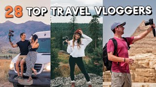 28 TOP TRAVEL VLOGGER channels to follow [upl. by Lagiba]