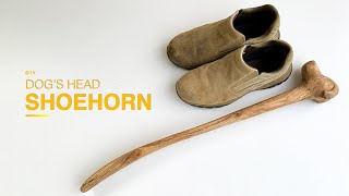 How To Make a Shoe Horn out of Wood [upl. by Isied356]