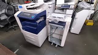 How to attach and connect a finisher to your Xerox Copier [upl. by Merrily]