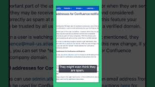 Use Custom Email Addresses in Confluence shorts [upl. by Rosamond345]