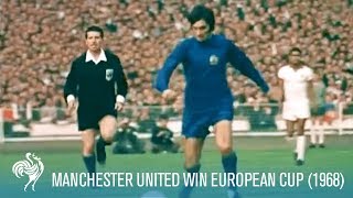 Manchester United Win European Cup vs SL Benfica 1968  British Pathé [upl. by Anivla153]