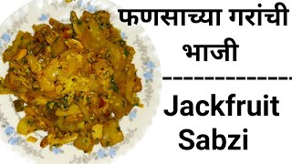 कच्च्या फणसाच्या गरांची भाजी  Jackfruit Sabzi  Vasuudhas Kitchen [upl. by Naved]