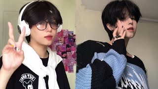 Trying 4 korean tomboy hairstyles 😍 [upl. by Yulma]