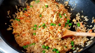 HOW TO MAKE A DELICIOUS CHINESE FRIED RICE RECIPE [upl. by Eiveneg]