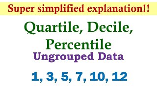 Measures of Position Ungrouped Data  Basic Statistics [upl. by Candis182]