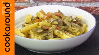 Mezze penne ai carciofi  Ricetta veloce [upl. by Kurman]