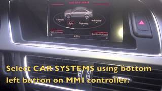 How to Reset the Oil Change Service Interval on 2013 Audis [upl. by Wolff]