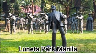 Walking Tour at Luneta Park Manila Philippines [upl. by Ashien]