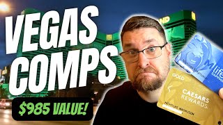 How I Got the BEST Vegas Comps  Do this ONE THING before spending a dime in Las Vegas Wow [upl. by Drofniw703]