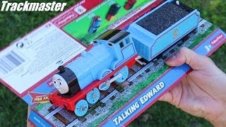 Thomas amp Friends Unboxing Talking Edward Trackmaster Toy Train [upl. by Elac]