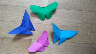 Como hacer mariposas de Papel  Origami [upl. by Hniht]