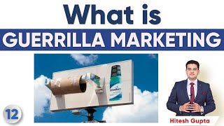 What is Guerrilla Marketing in Hindi  Guerrilla Marketing Ideas  Guerrilla Marketing Hitesh Gupta [upl. by Lenad114]