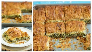 The Best Greek Spanakopita Updated Video [upl. by Kissel]