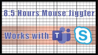 Mouse Jiggler 85 Hours  Keep Computer Awake  Perfect for 8 Hour Shift [upl. by Demah]