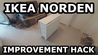 IKEA NORDEN DIY hack modification  prepravak stola [upl. by Hebbe55]