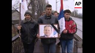 Preparations for funeral of Slobodan Milosevic [upl. by Lletnahs]