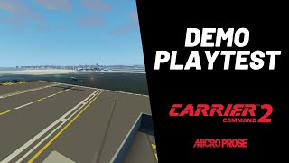 Carrier Command 2  Demo Playtest [upl. by Asiral748]