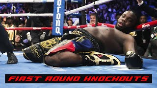 Best First Round Knockouts in Boxing [upl. by Bayly]