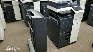 Konica Minolta Bizhub Finisher Installation [upl. by Dunham]