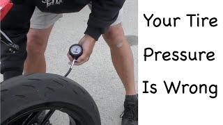 Contact Patch Recommended Motorcycle Tire Pressures are Wrong [upl. by Kama]