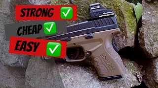 How to Install a Red Dot on Springfield XD [upl. by Nuahc]