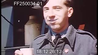 Lancaster Bombers amp RAF Crew  25003401  Footage Farm Ltd [upl. by Asilem]