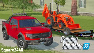 Home Depot Rental amp Ford Raptor Mods  FS22 Homeowner [upl. by Piane559]