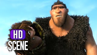 Hunting For Breakfast  THE CROODS Movie Clip 2013 [upl. by Veradis]