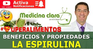 ESPIRULINA ✅ ¿Cómo se come ¿💪🏻SUPERALIMENTO BENEFICIOS reales  Medicina Clara [upl. by Naynek]