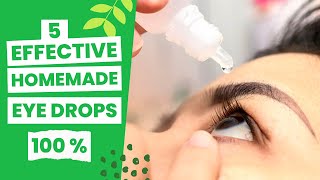 Homemade Eye Drops For Dry Eyes  How To Make Effective Eye Drops at Home [upl. by Raouf39]