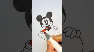 How to draw Mickey Mouse [upl. by Kushner]