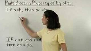 Multiplication Property of Equality  MathHelpcom [upl. by Akemaj]