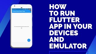 How to Run Flutter App In Your Devices And Emulator  Visual Studio Code  TechMahasay [upl. by Lidaa]