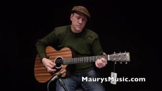 The Martin GPCX2AE Macassar at Maurys Music [upl. by Daniela]