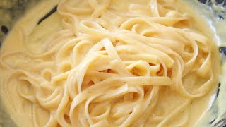 CREAMY CHEESY PASTA  PASTA WITH CHEESE SAUCE RECIPE [upl. by Eahsram]