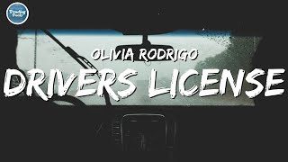 Olivia Rodrigo  drivers license Clean  Lyrics [upl. by Gorges]