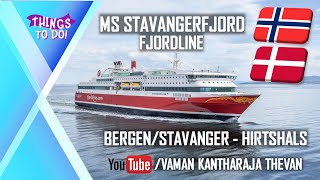 FJORDLINE PROMO VIDEO  MS STAVANGERFJORD  BERGENSTAVANGER  HIRTSHALS  Norway  Denmark [upl. by Eintirb167]