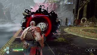 God of War Get to Niflheim Tower Lake of Nine [upl. by Onateyac]