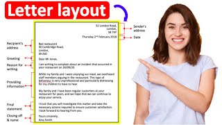 FORMAL LETTER STRUCTURE 📝 How to write a letter correctly [upl. by Nicholson]