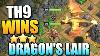 TH9 DRAGONS LAIR STRATEGY quotClash of Clansquot  Best Dragons Lair Attack Strategy  CoC Update [upl. by Eerac871]