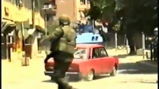 SERB MILITARY WITHDRAWS FROM KOSOVO PRIZREN 1999 [upl. by Novled897]