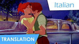 At the Beginning Italian Lyrics amp Translation [upl. by Ardnuaed92]