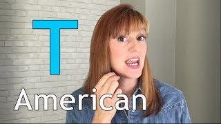 American Accent Training  American T  Flap T [upl. by Anelagna312]